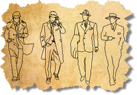 Men in Elevation View